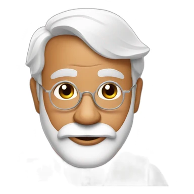 narendra modi in funky fashion look sticker