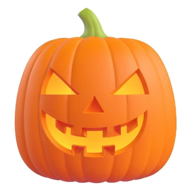 Halloween pumpkin sticker