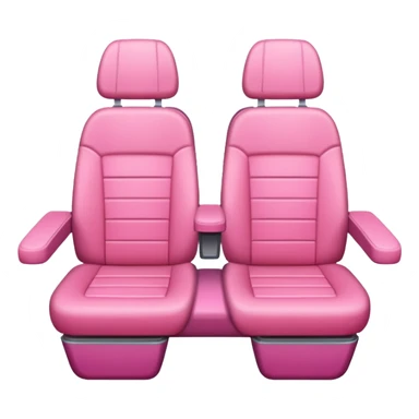 pink plane seat sticker