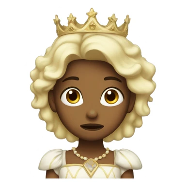 crying princess sticker