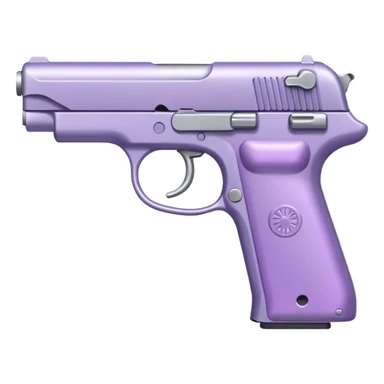 Pale purple gun sticker