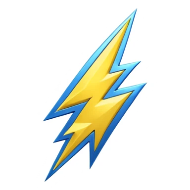 “Emoji-style R logo, metallic silver with electric blue outline, bold and rounded like a sticker. Blue lightning bolt ⚡ on the left, yellow lightning bolt ⚡ on the right. Soft glow, glossy 3D finish, centered, white or transparent background.”But take reference of photo  sticker