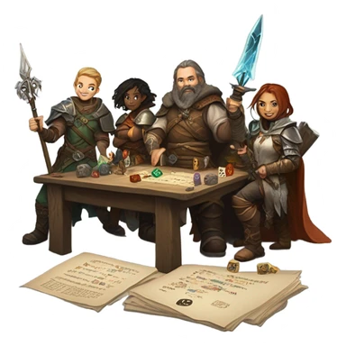 dungeon and dragons sticker