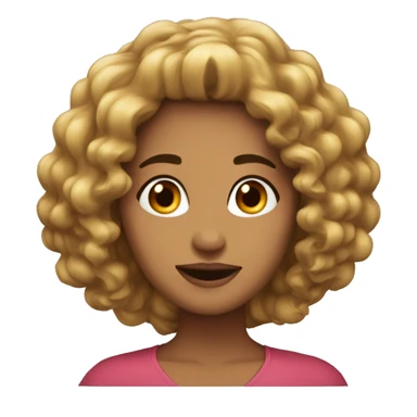 Morenita de pelo liso durmiendo hermosa sticker