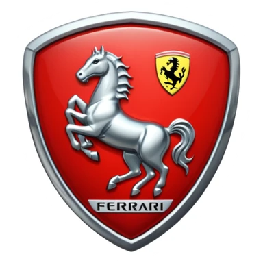 Ferrari badge sticker