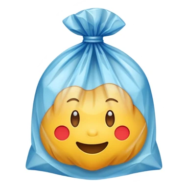 Translucent Plastic bag sticker