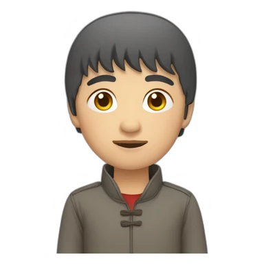 Kyrgyz person in a kalpak sticker