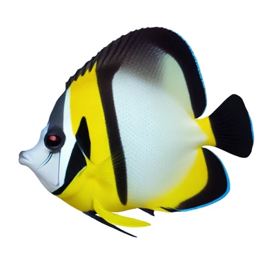 Pacific double-saddle butterflyfish sticker