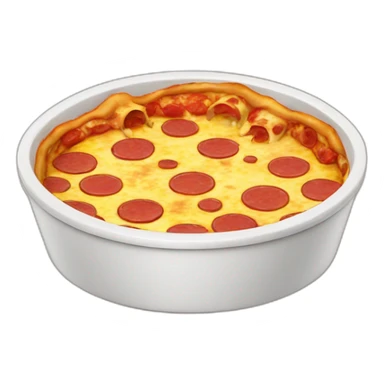 dog bowl with pizza inside sticker