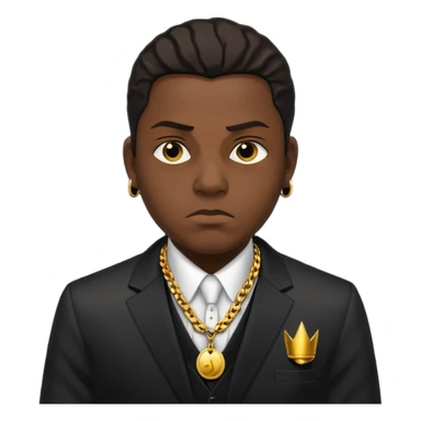 Gangster street king sticker