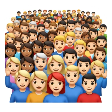 Audience large sticker