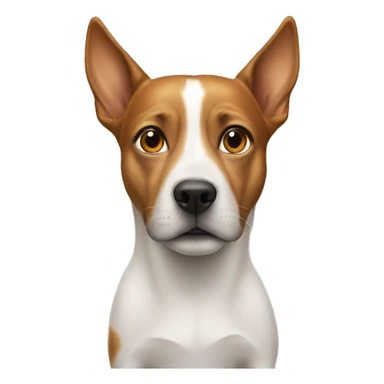 A dog with the head of Elon Musk sticker