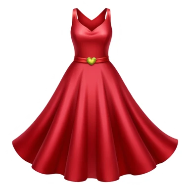 Ropa de satin color cherry sticker