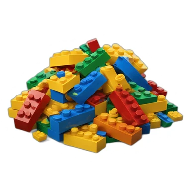 pile of lego bricks sticker