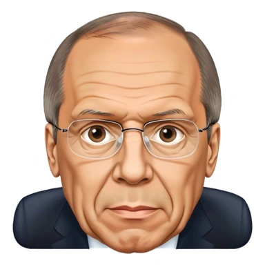 Sergey Lavrov
Minister of Foreign Affairs of the Russian Federation photorealistic thinking sticker