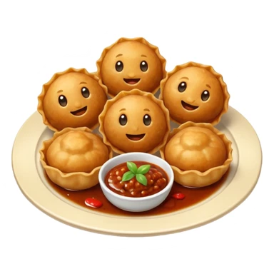 Wontons Beef Meatballs sticker