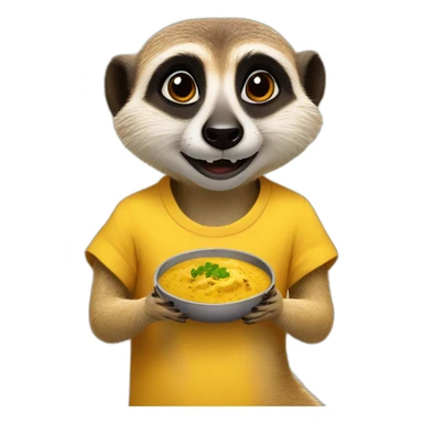 funny-meerkat-who-likes-curry sticker