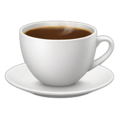 hot cup of coffee sticker