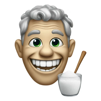 trollface with a salt shaker sticker