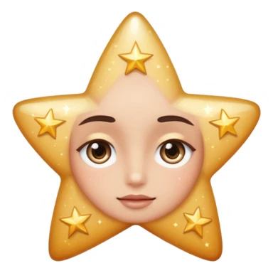 As me a un gasto con los ojos de estrella sticker