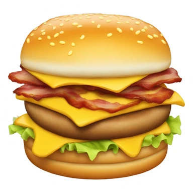 Bacon Cheeseburger sticker