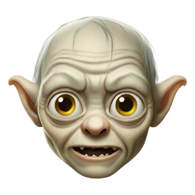 Gollum from lord of the rings  sticker