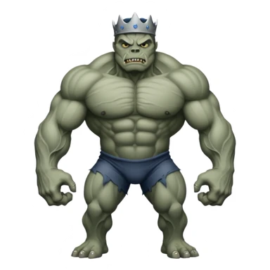 King monster Muscle growth sticker