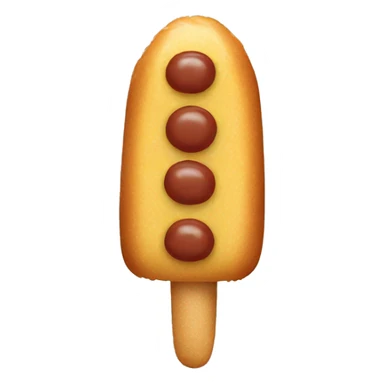 Corn dog sticker