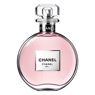Chanel eau tendre, round bottle sticker