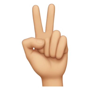 Fingers for Asl sticker