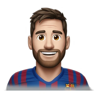 boo face in messi sticker