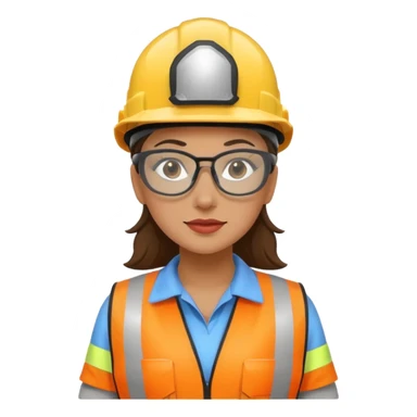 Occupational safety and health или labor protection woman sticker
