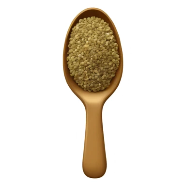 a spoonful of hemp seeds sticker
