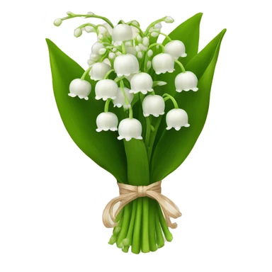 lily of the valley bouquet sticker