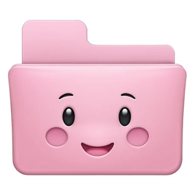 pastel pink folder for app icon aesthetic sticker