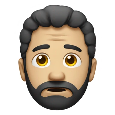 Sad guy who's cryong sticker