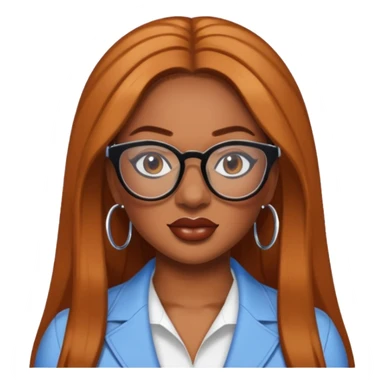 Megan Thee Stallion wear glasses sticker