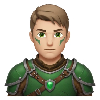 male dnd ranger sticker