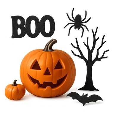 Halloween decorition, remove background sticker