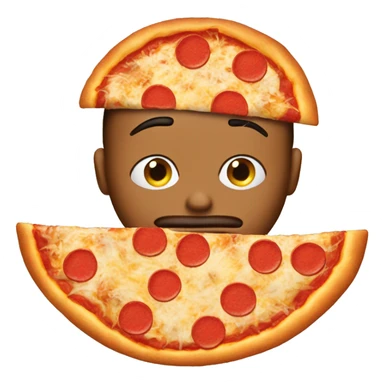 Guy made out of pizza sticker