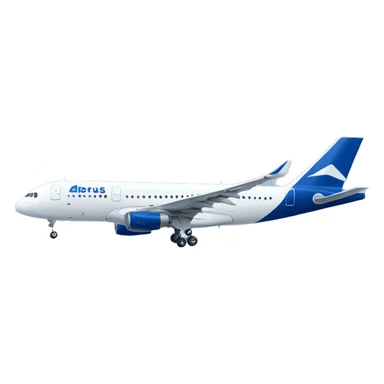 Airbus weiß blaue Lackierung  sticker