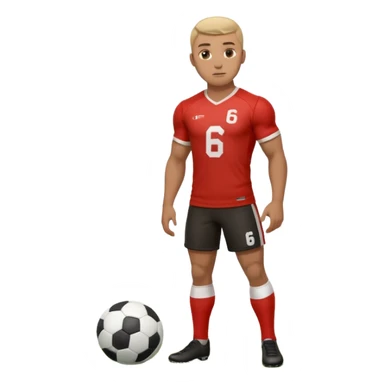 A football player with number 66, stand near a corner kick sticker