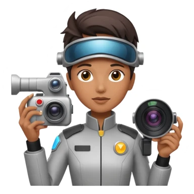 fotógrafo futurista sticker