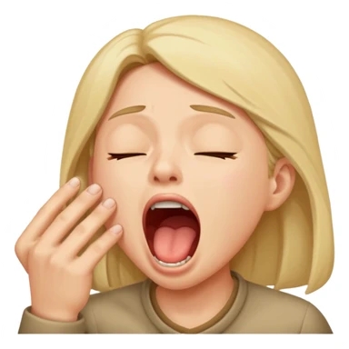 People Yawning without Hand sticker