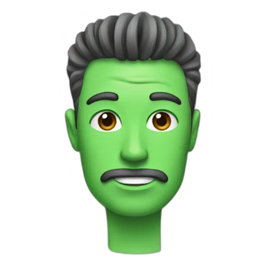 shaver green sticker