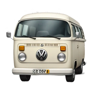 off-white VW Bay Window bus sticker