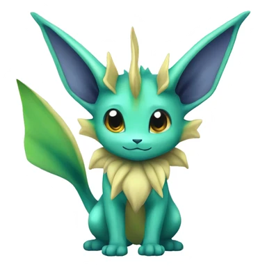 Vaporeon-Leafeon full body sticker