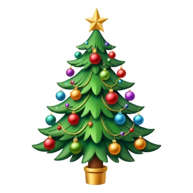 A cute and festive Christmas emoji that is appropriate for a work related groupchat sticker