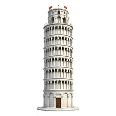 leaning tower of pisa sticker
