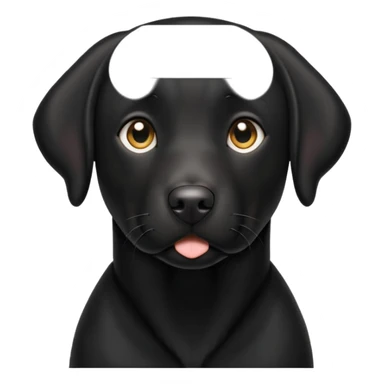 Black Labrador sticker